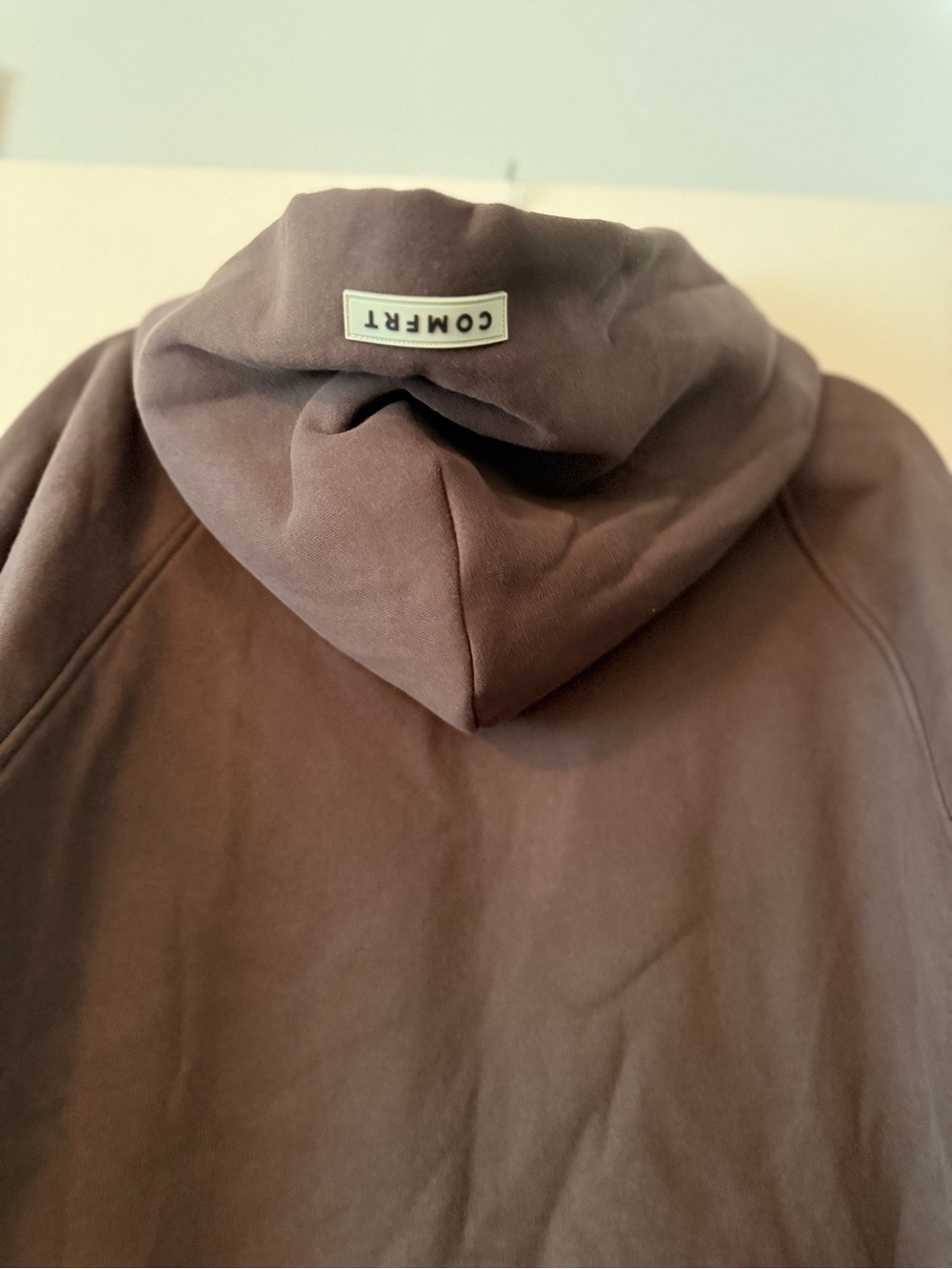 COMFRT Women's Dark Gray Pullover Tranquil Hoodie - Picture 6 of 8